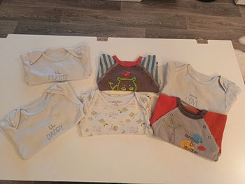 Lot de 6 bodies 