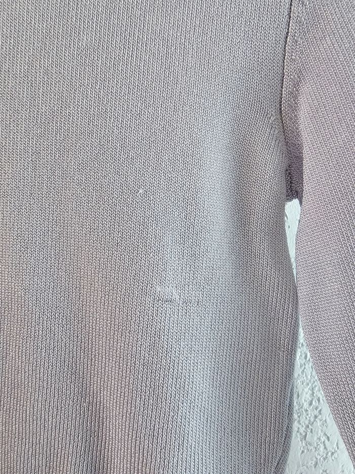 Top court gris bleu neuf Zara taille xs - photo numéro 9