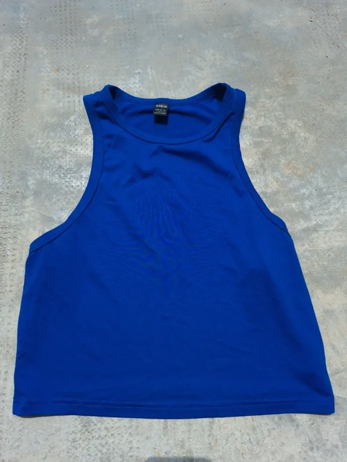 Débardeur bleu Shein