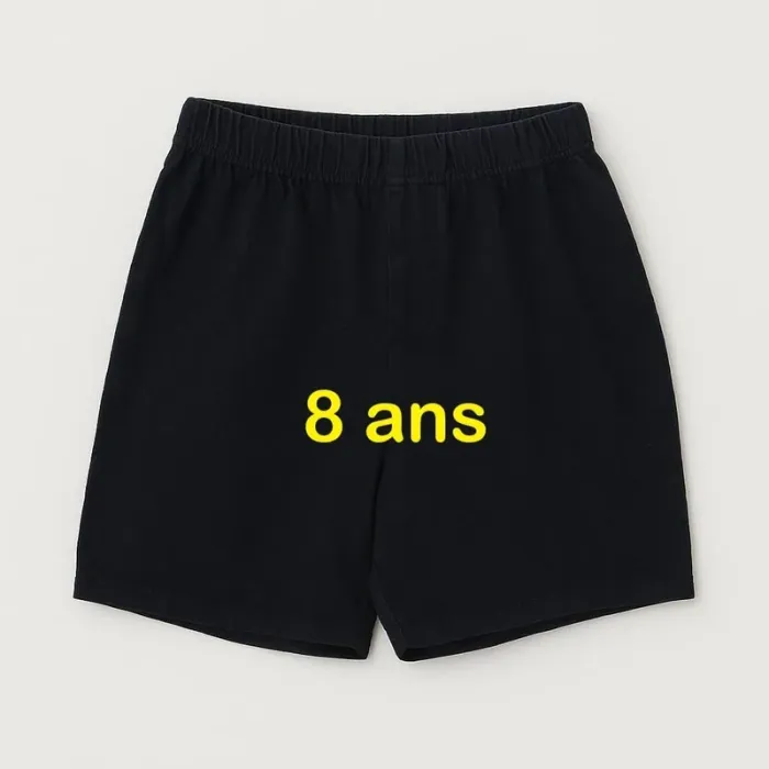 Short bleu marine U Essentiel Taille 8 ans