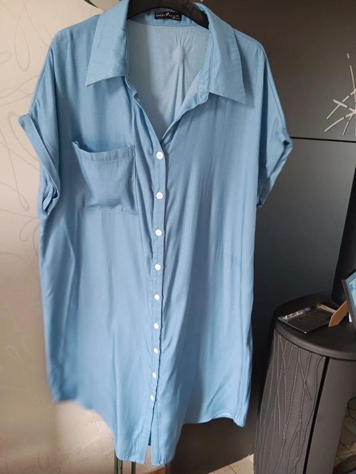 Robe chemise longue 2xl