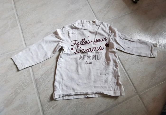 T-shirt Sous-pull à manches longues bébé garçon 18 mois