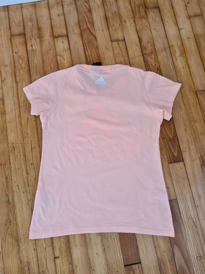 T-shirt manches courtes Adidas rose - photo numéro 5