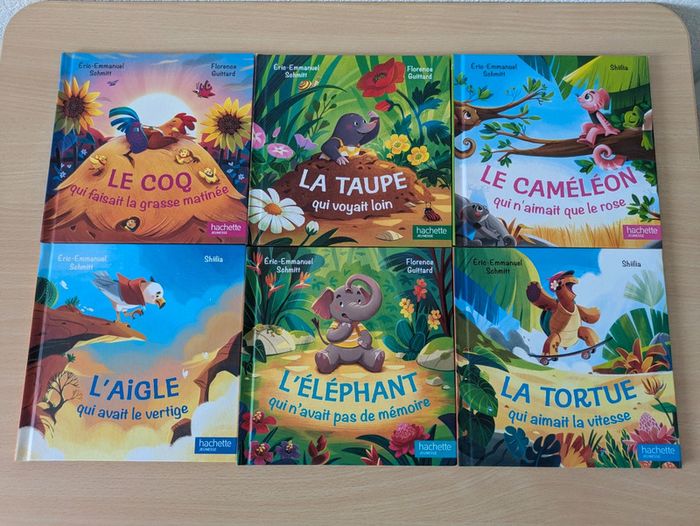 Lot de 6 livres Mc Donald's Hachette Contes d'animaux étonnants NEUFS