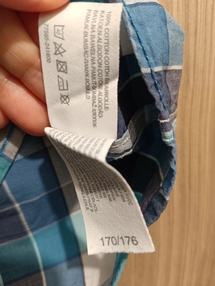 Chemise a carreaux manches courtes - photo numéro 5