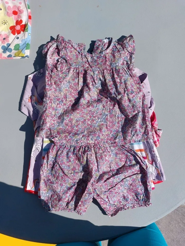 Lot mi saison été 2 ans robes chemisiers - photo numéro 8