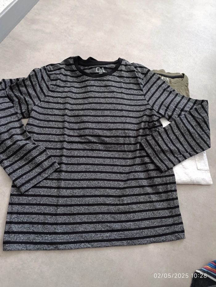Lot de 5 t-shirts manches longues taille 9-10 ans - photo numéro 6