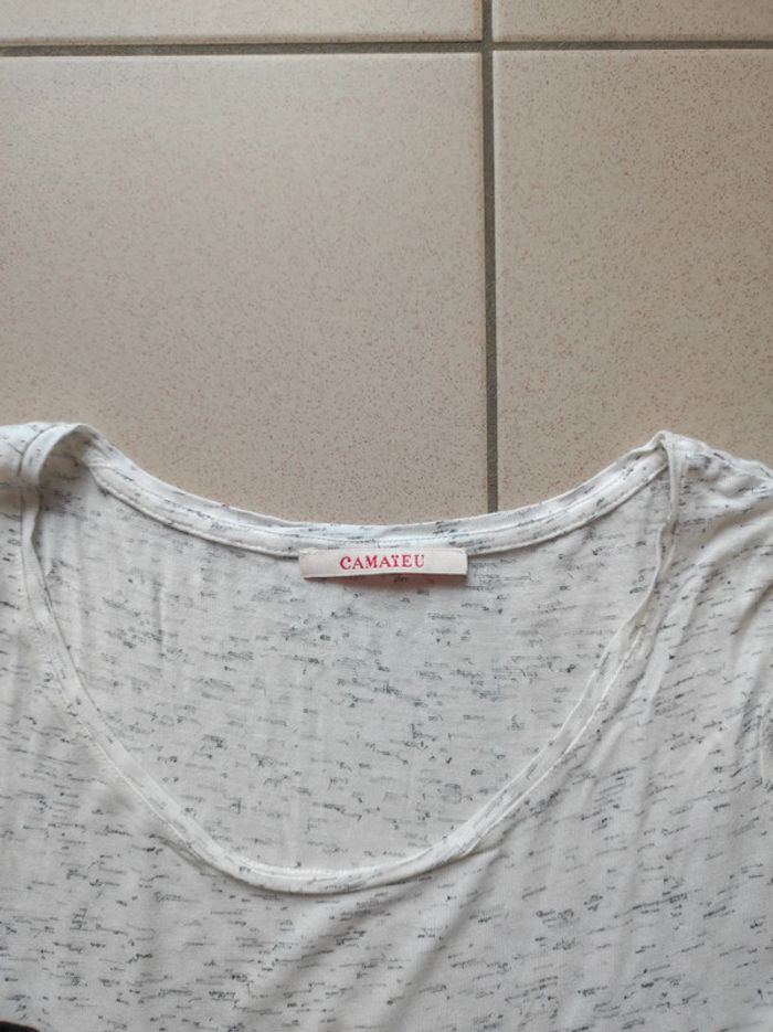 Tee shirt femme Camaïeu S - photo numéro 4