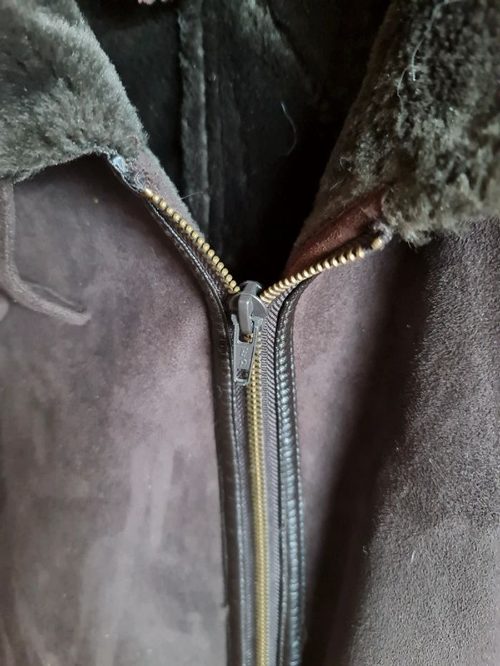 Long manteau marron Balmain - photo numéro 5