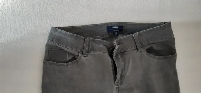 Jean gris skinny fit - Kiabi - taille 36 - photo numéro 2