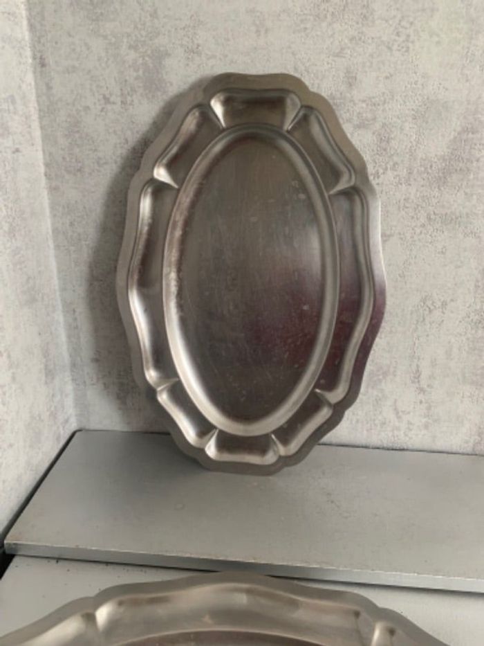 Plateau en inox 40/27 + autre b