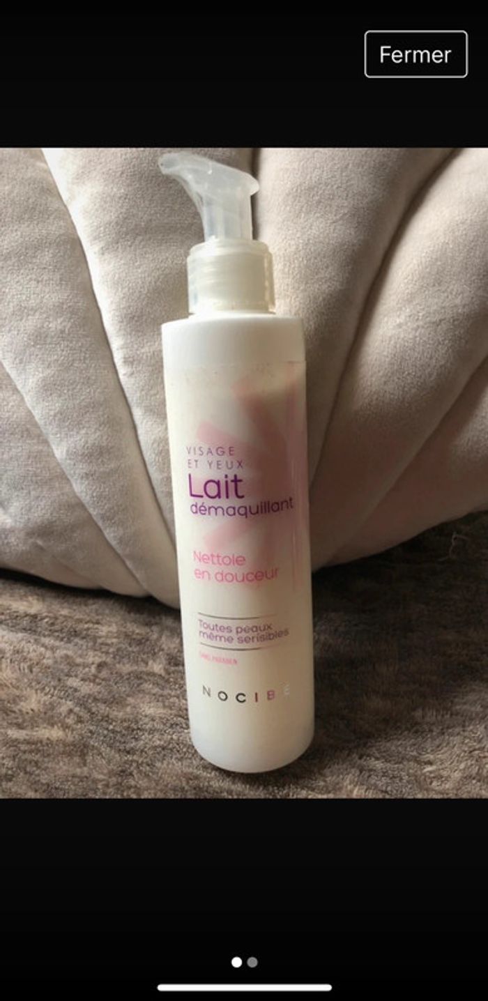 Lait démaquillant