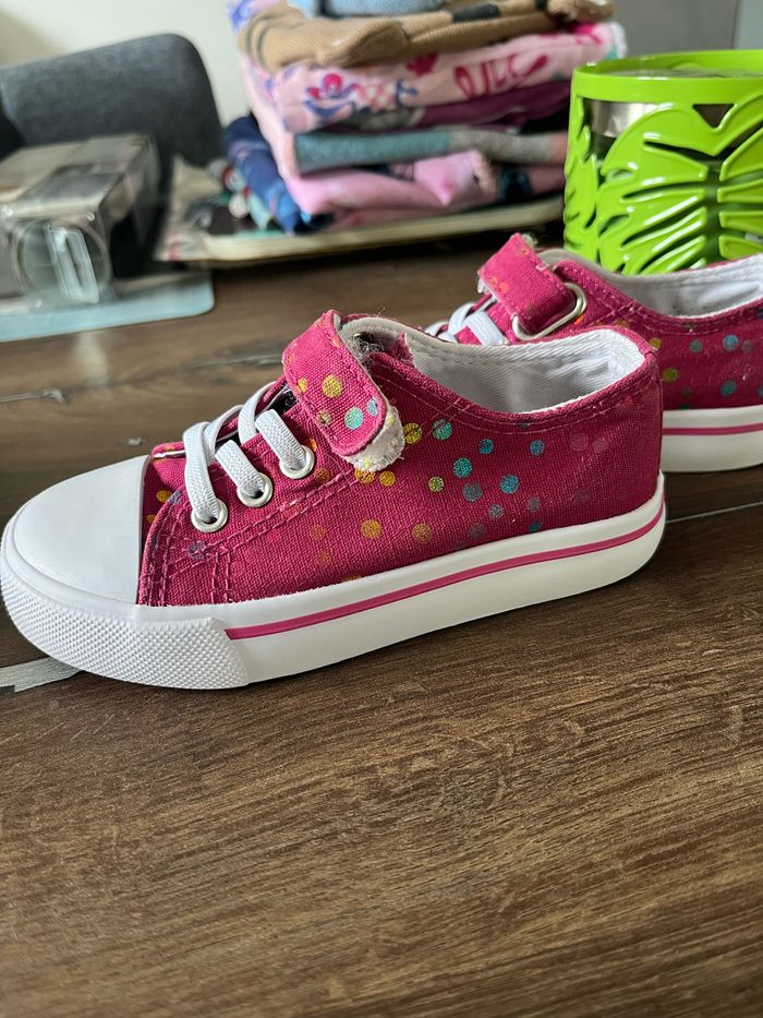 Baskets toiles fille