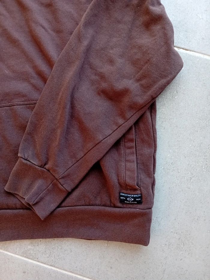 Pull à Capuche Pour Homme Marron Taille L/40 - photo numéro 4