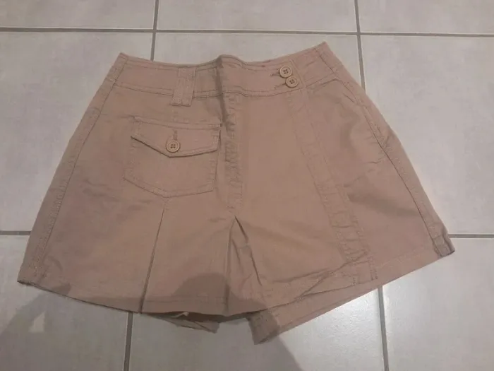 Jupe short Taille 38 marron tissaia - photo numéro 1