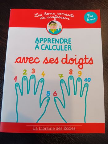 Livre apprendre à calculer avec ses doigts La librairie des écoles