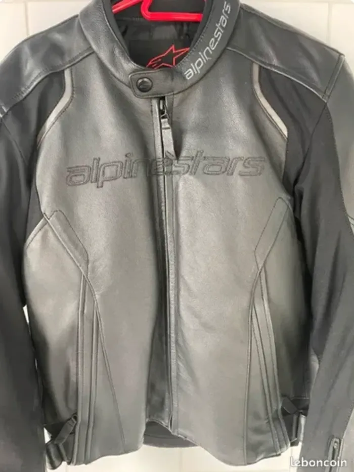Blouson de moto cuir Alpinestar
