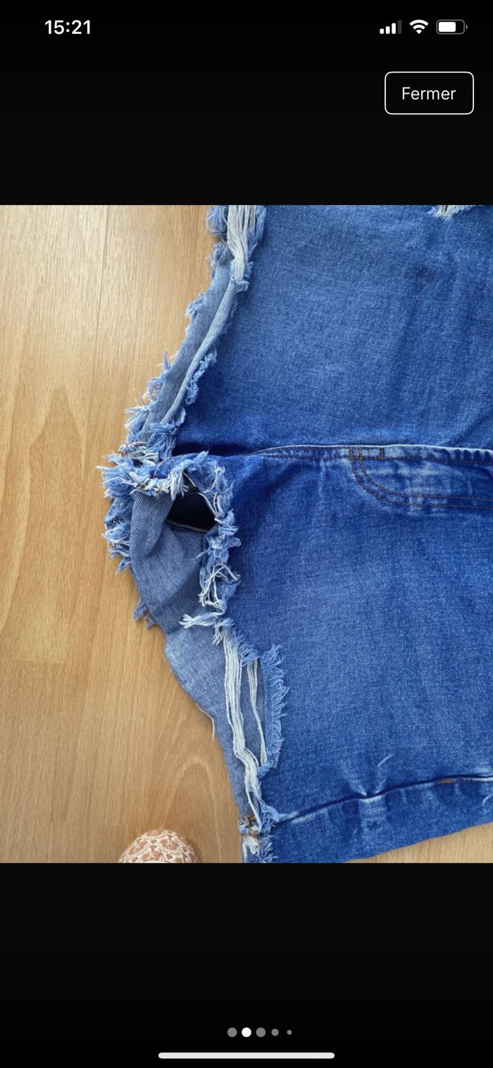 Short jean femme taille 40 primark - photo numéro 2