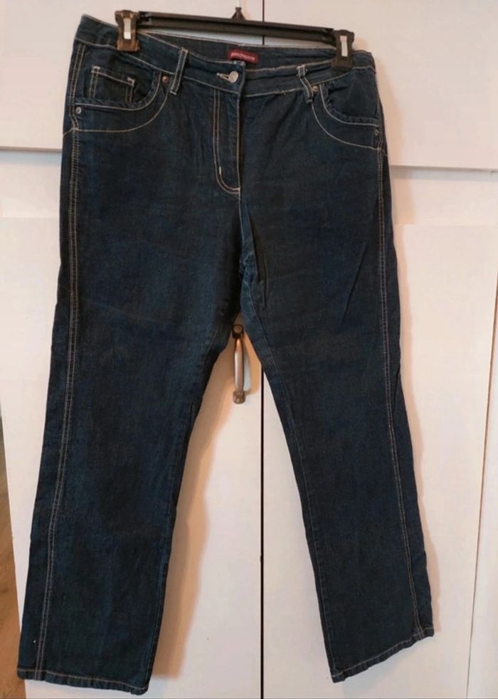 Jeans bleu foncé Blancheporte