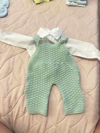 Salopette chemise maille