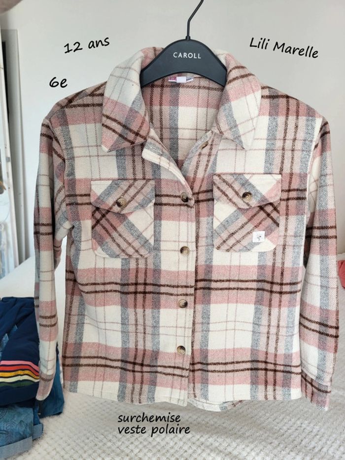 Veste surchemise Lili Marcelle 12 ans