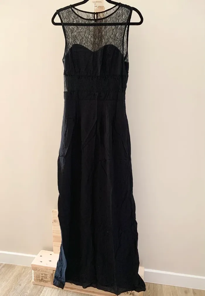 🖤 Robe longue noire élégante Naf Naf – Taille 40