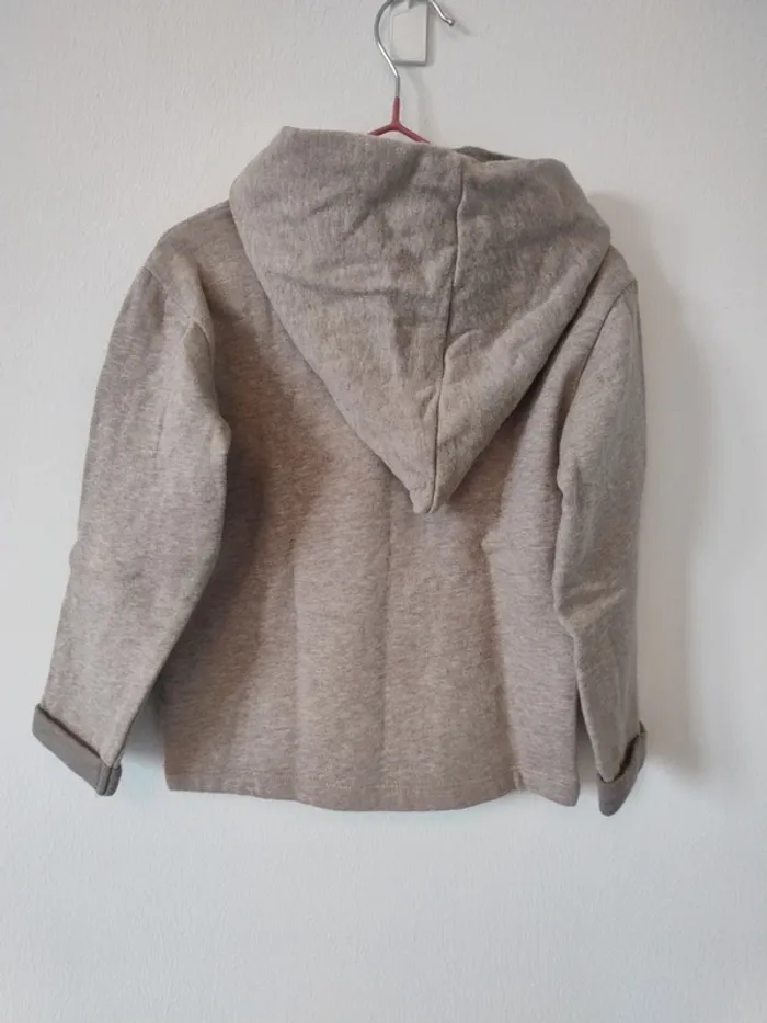 Sweat fille à capuche en 100% coton - photo numéro 4