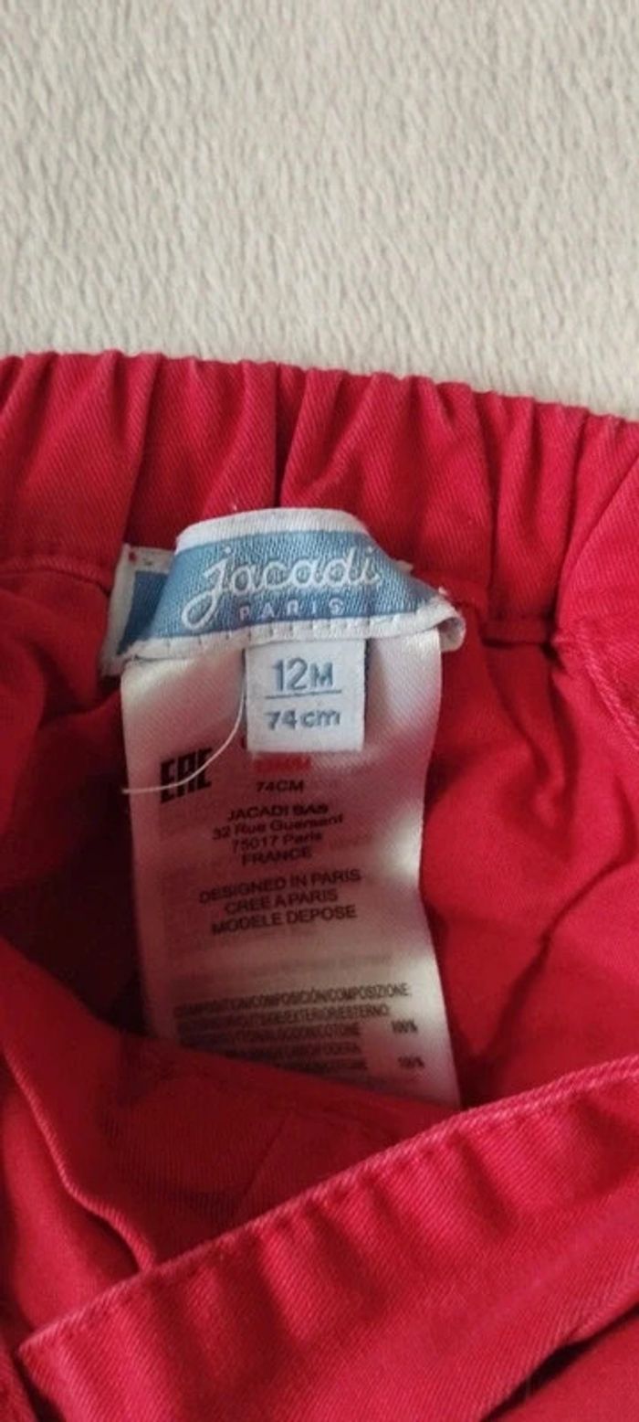 Robe Jacadi rouge 12 MOIS - photo numéro 4