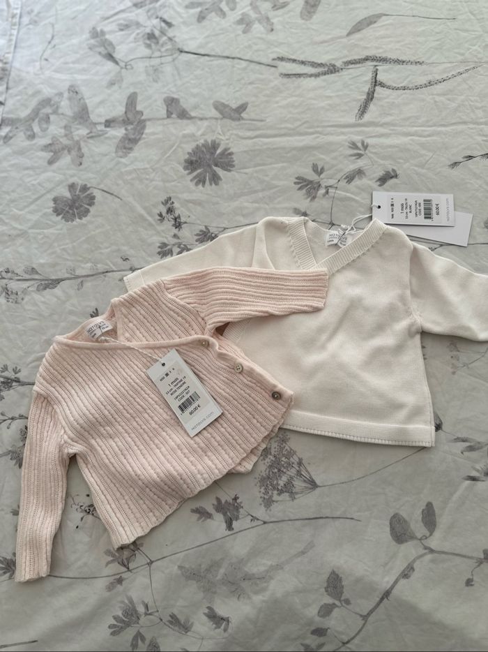 Lot deux cardigans natalys