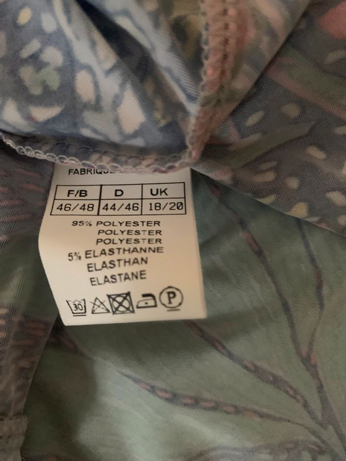 Blouse Afibel taille 46-48 colorée - photo numéro 11