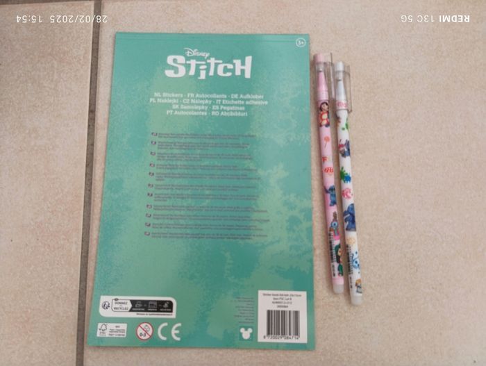 Papeterie Stitch - photo numéro 3