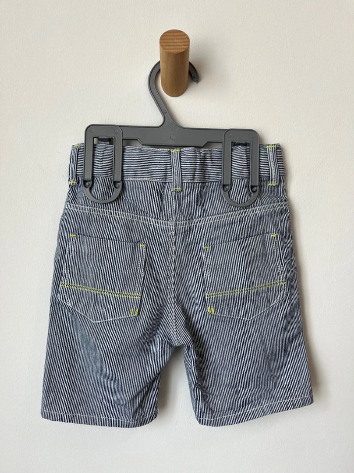 Short rayé bleu et blanc - IKKS 2 ans (86-92cm) - photo numéro 6