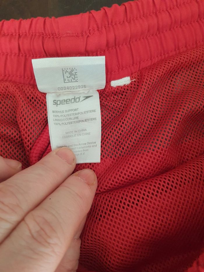 Short de bain homme Speedo rouge/gris XL - photo numéro 11