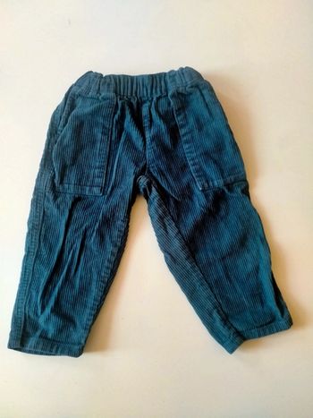 Pantalon côtelé garçon 3 ans