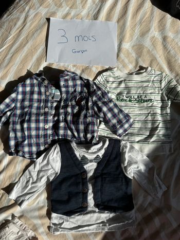 Lot manches longues garçon