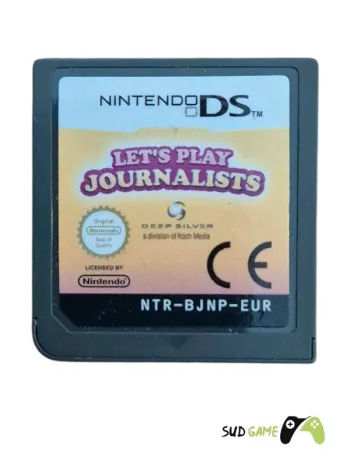 Jeu de Nintendo DS en loose " Let's play journalist "