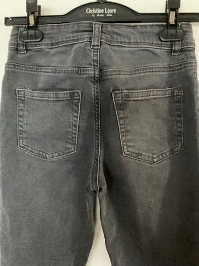 Pantalon jeans style  délavé Taille 9-10 ans - photo numéro 7