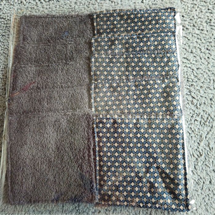 Lingettes lavables 12x12 cm - photo numéro 2