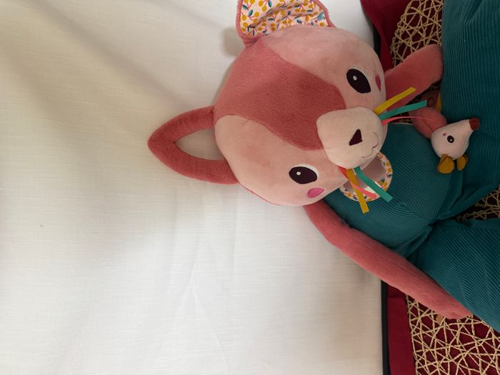 Grand chat des découvertes LILLIPUTIENS Une peluche géante 5-en-1 à la fois décorative, sensorielle - photo numéro 3