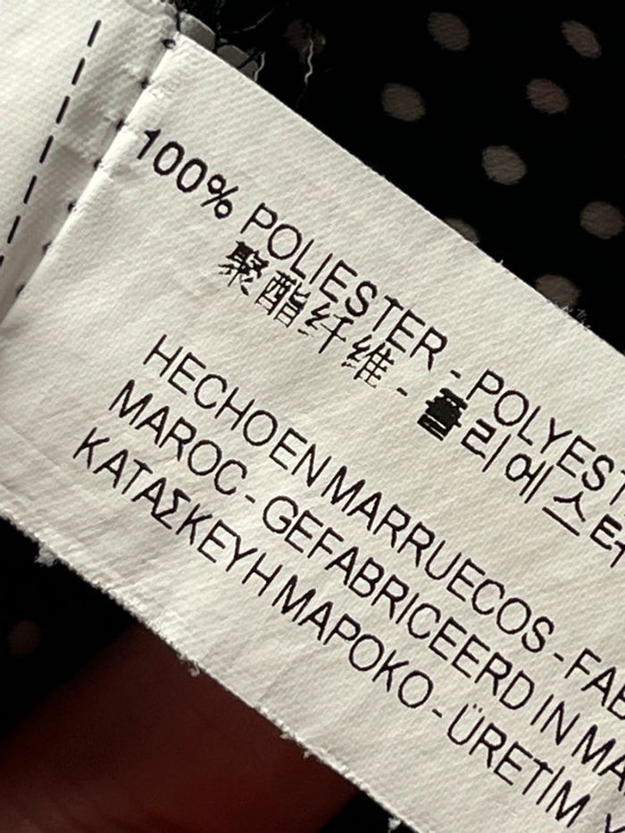 Chemisier noir à pois Zara XS - photo numéro 7