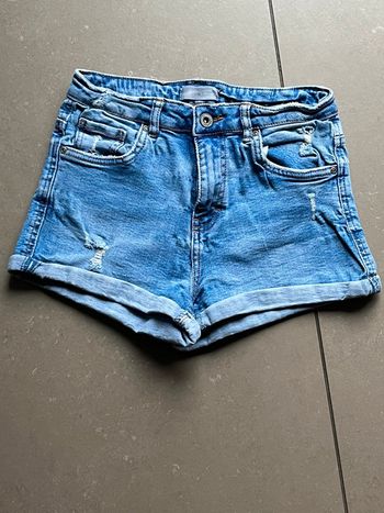 Short en jean bleu Zara XS