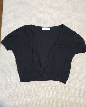 Boléro veste courte noir cache cache