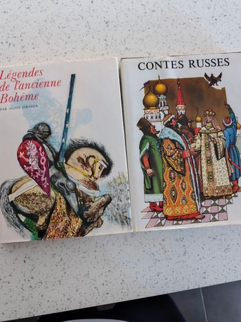 Lot de 2 livres de Contes russes+Légendes de l'ancienne bohème