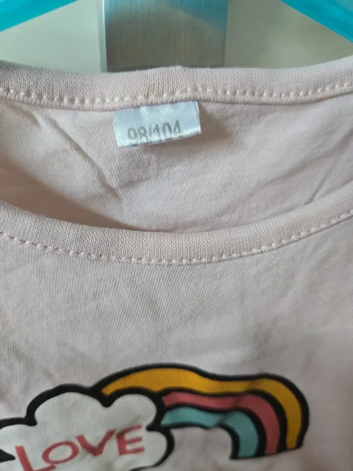 T-shirt fille manches longues taille 3ans - photo numéro 2