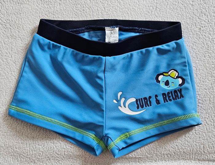 2 maillots de bain bleus garçon - Taille 2 ans - photo numéro 4