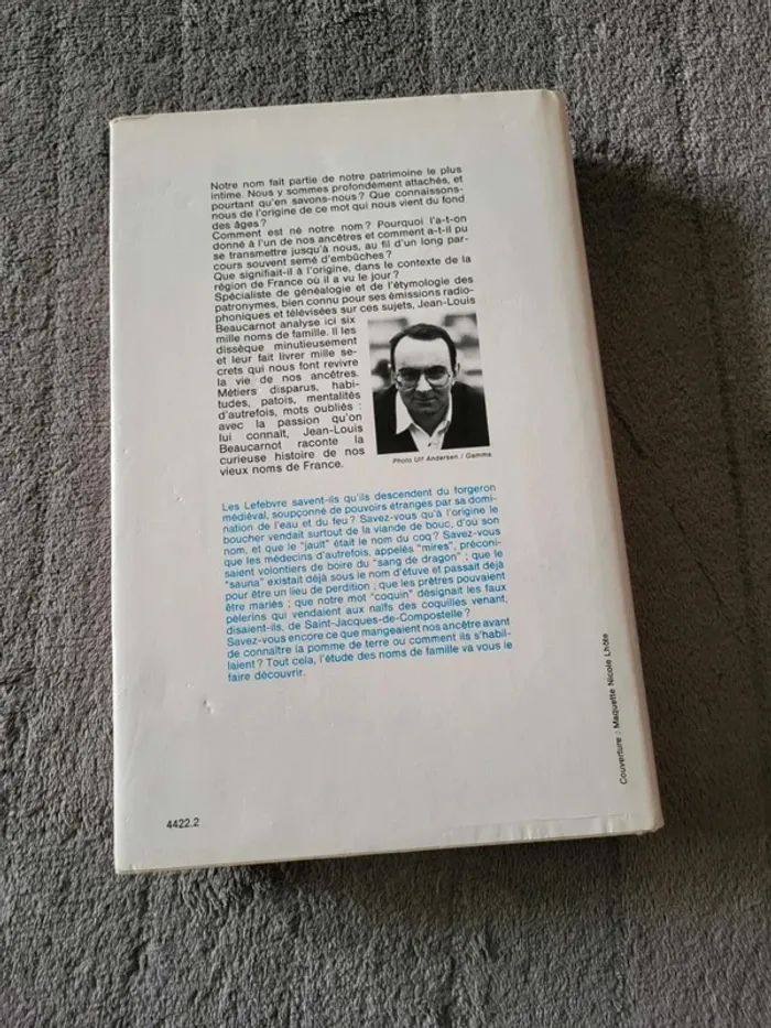 Livre - Les noms de famille et leurs secrets - photo numéro 4
