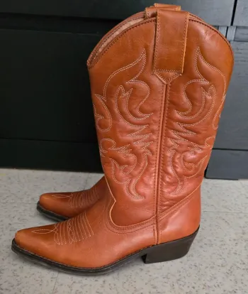Santiags country marron 38