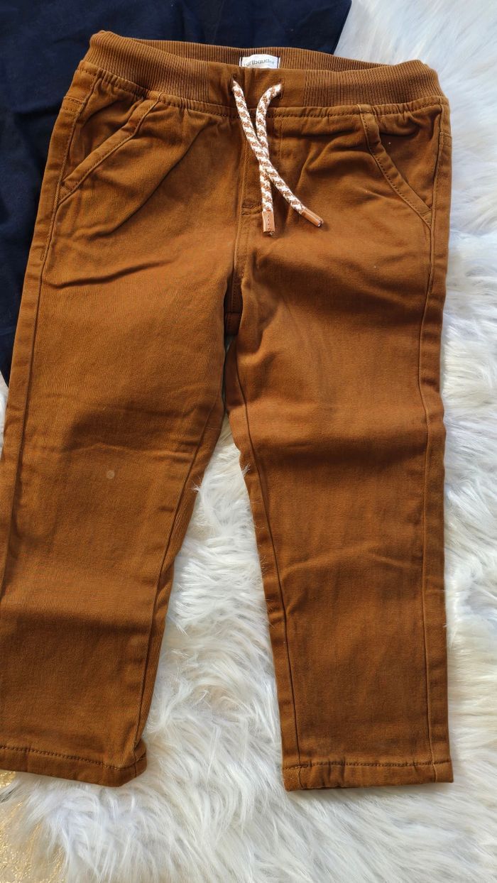 (NEUFS non portés) 🏷🏷🥰💙 superbe ensemble sous pull et pantalon doublé 36mois Garçon 💙🥰🤩 - photo numéro 3