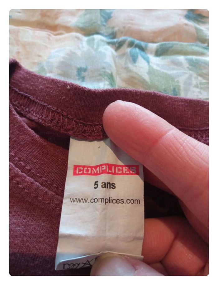 Tee-shirt complices 5 ans - photo numéro 3