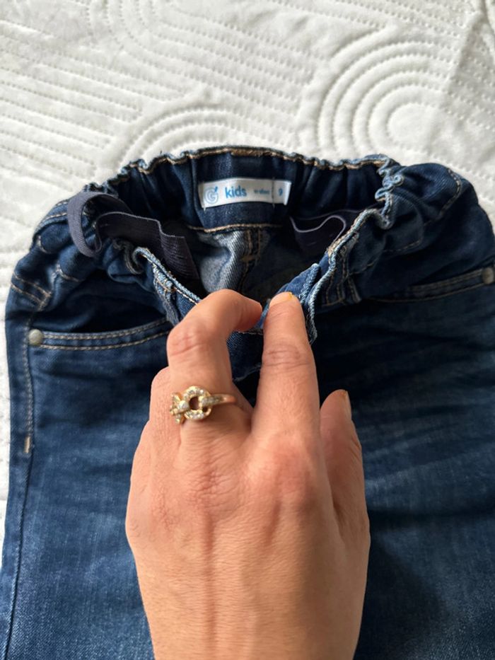 Jeans garçon 9 ans bleu brut - photo numéro 4